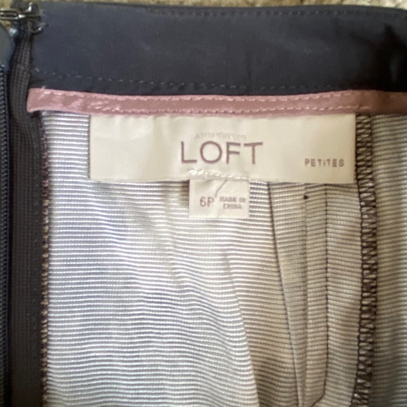 Ann Taylor Loft 6P pencil skirt in abstract print - Picture 4 of 6